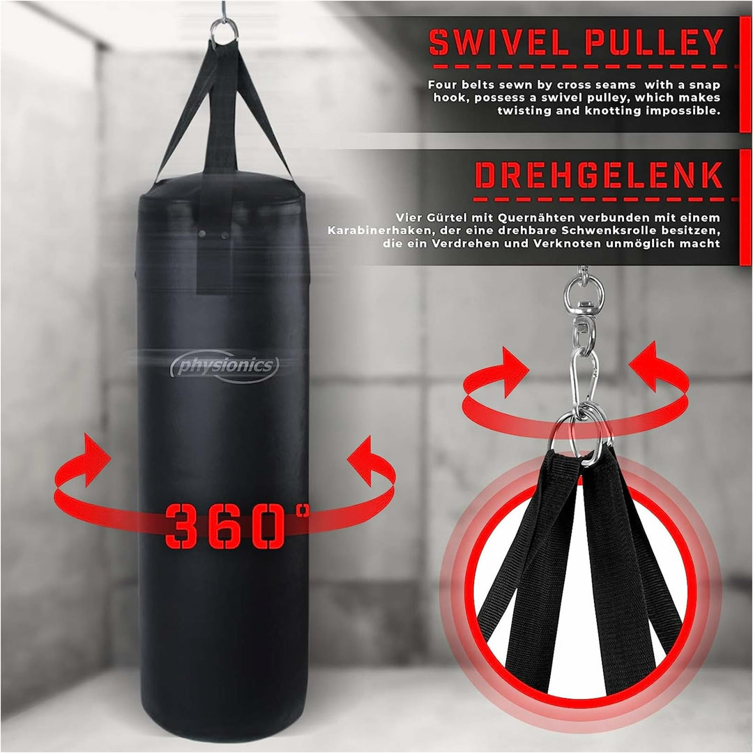 Set sac de box si bara de tractiuni, Physionics - Gorilla Sports Ro