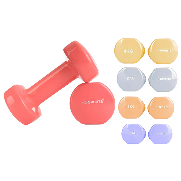 Set gantere, 2 bucati, 2-8 Kg, Multicolor ScSports