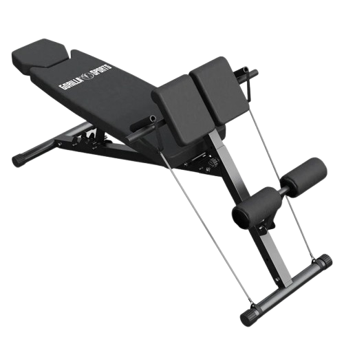 Banca de greutati cu hiperextensie, reglabila, Gorilla Sports