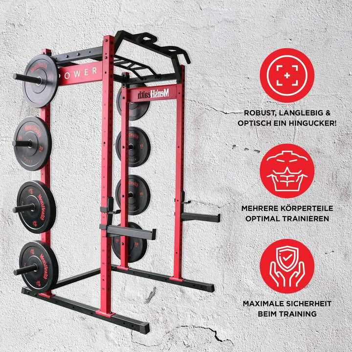 Power Rack Negru/Rosu, Lukadora