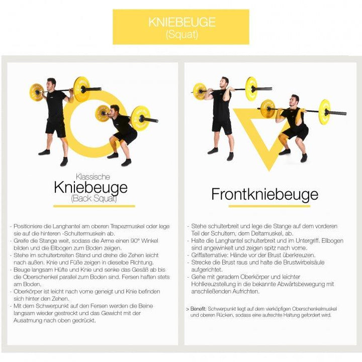 Safety Squat Bar 50/51m Crom/Negru - Gorilla Sports Ro