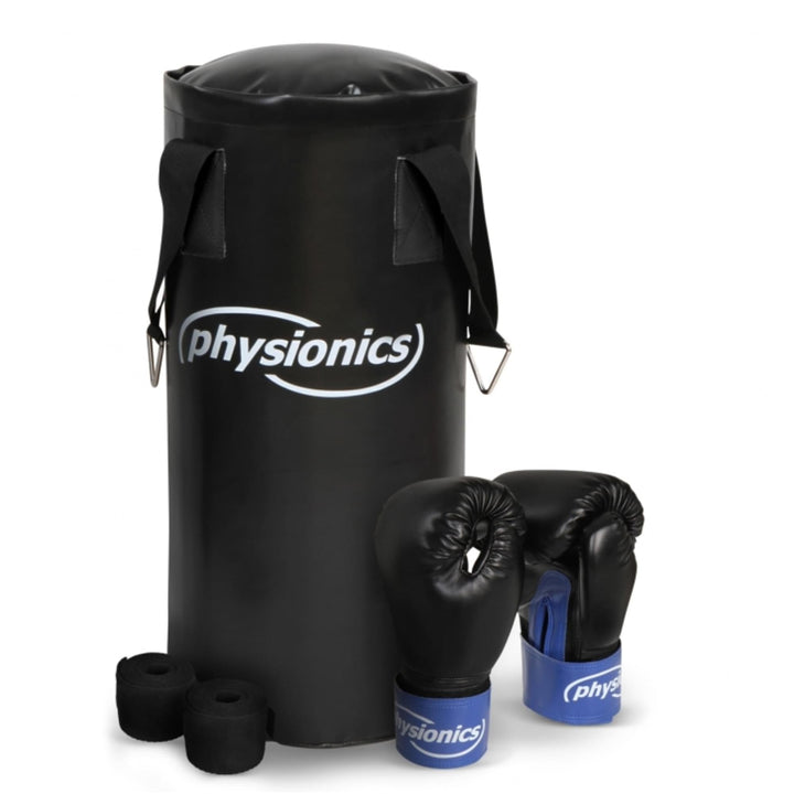 Set sac de box pentru copii cu manusi de box, Physionics - Gorilla Sports Ro