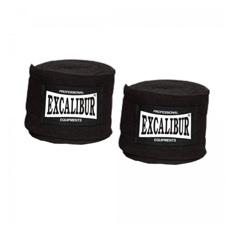 Bandaj de box EXCALIBUR CLUB PRO negru/rosu - Gorilla Sports Ro