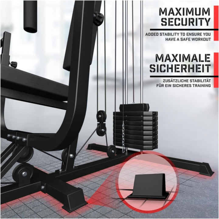 Aparat de forta multifunctional Physionics - Gorilla Sports Ro