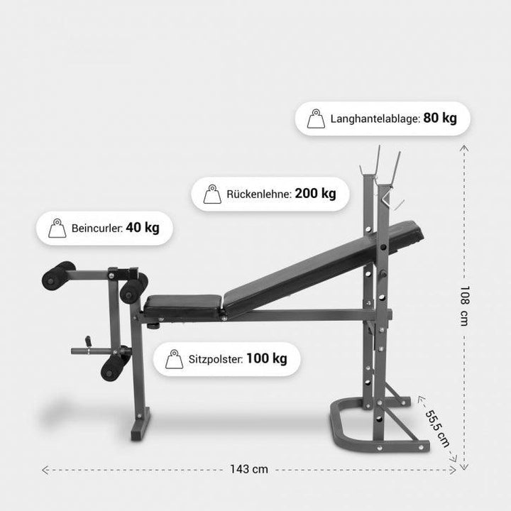 Banca pentru piept cu suport reglabil pe inclinare Gyronetics SERIA E - Gorilla Sports Ro