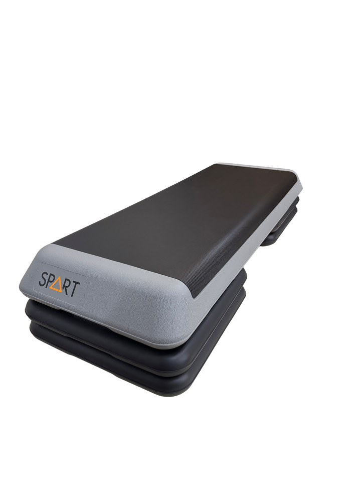 Steper aerobic, reglabil pe inaltime, negru, Lukadora