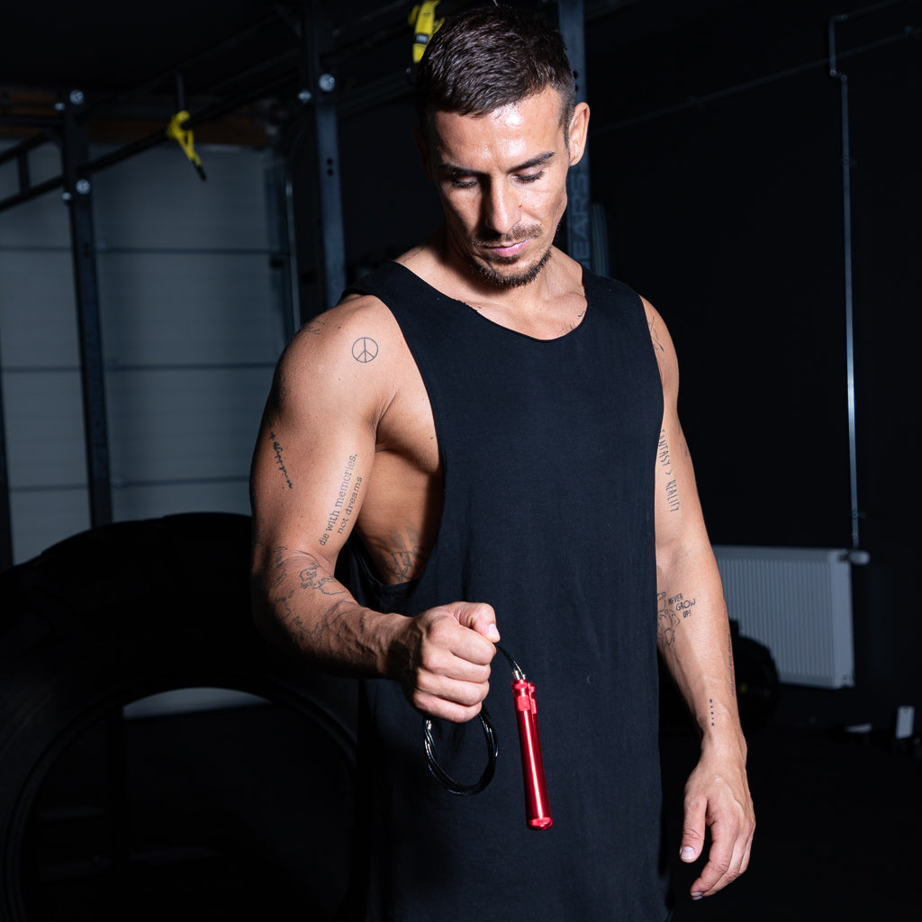 Coardă de sărit roșie, Lukadora