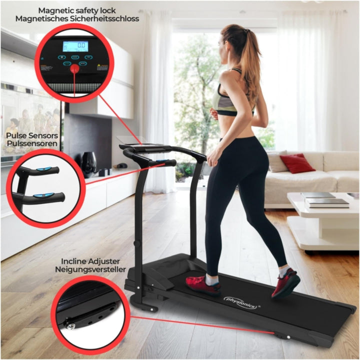 Banda de alergare electrica, pliabilă, Physionics - Gorilla Sports Ro