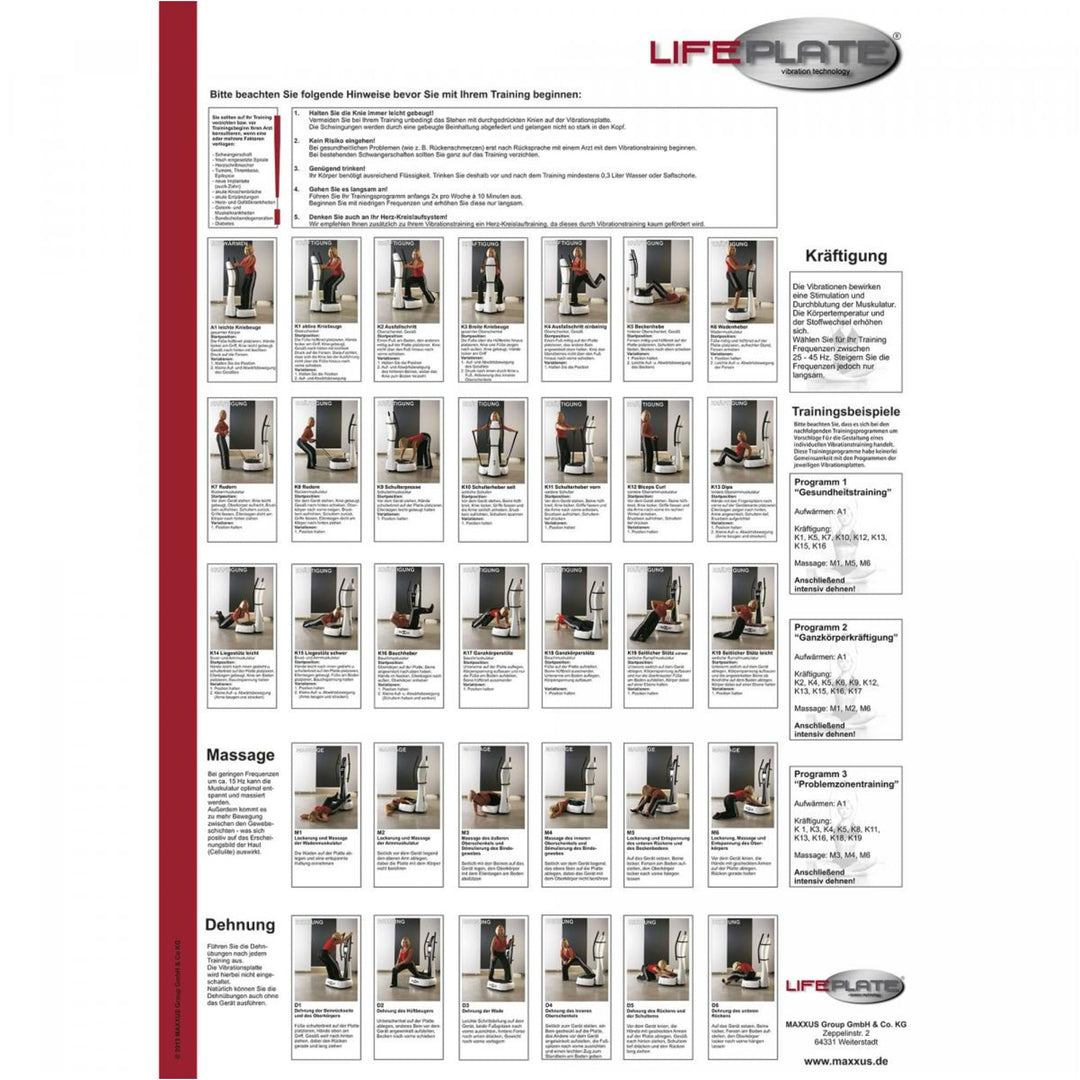 Poster de antrenament cu vibrații Lifeplate - Gorilla Sports Ro