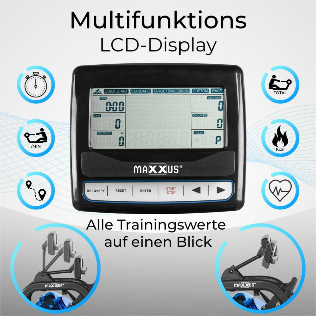 Aparat de vâslit Maxxus Oxford AXR - Gorilla Sports Ro