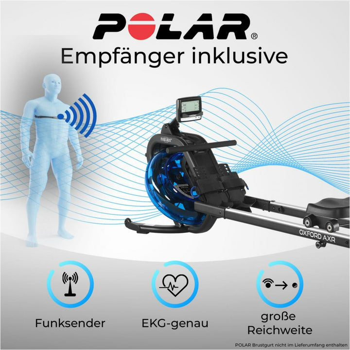 Aparat de vâslit Maxxus Oxford AXR - Gorilla Sports Ro