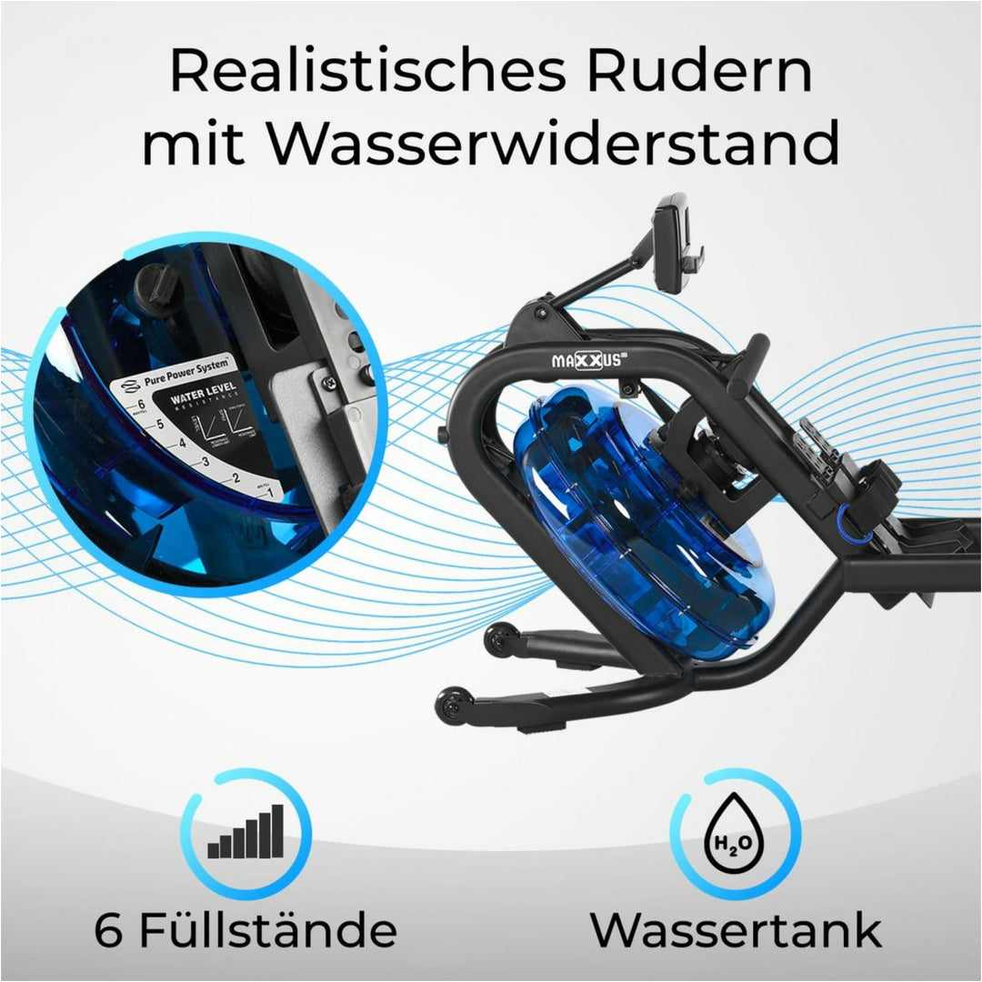 Aparat de vâslit Maxxus Oxford AXR - Gorilla Sports Ro