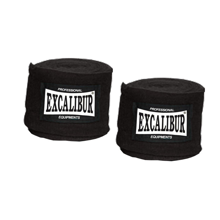 Bandaj de box EXCALIBUR CLUB PRO negru/rosu - Gorilla Sports Ro