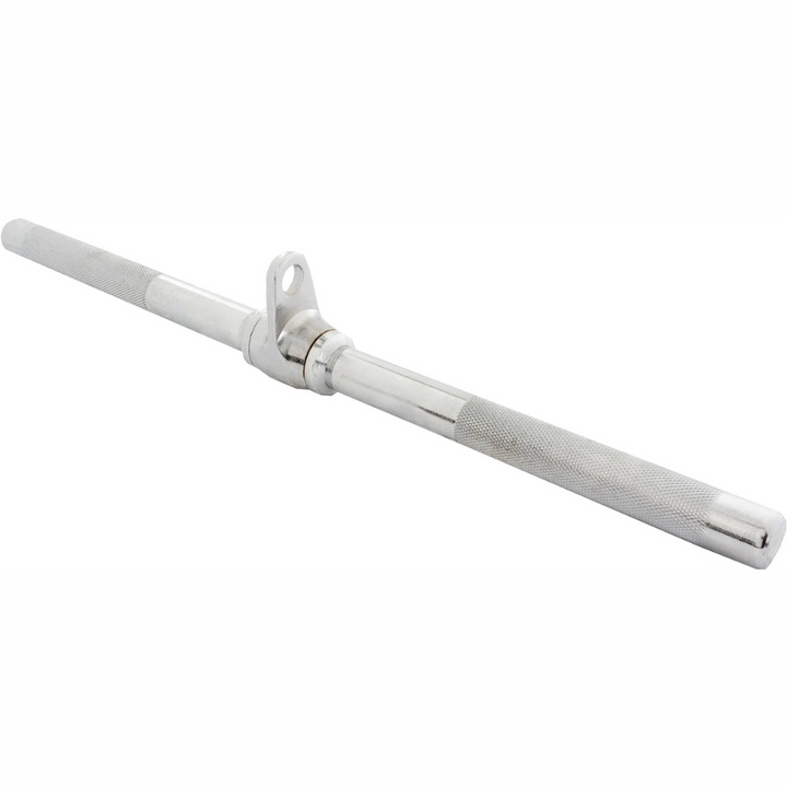 Bara de triceps si biceps, sarcina maxima de 200 kg, suprafata de prindere zimtata, otel, cromat ScSports