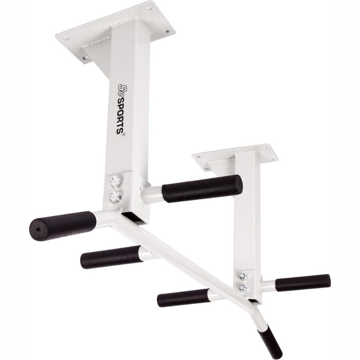 Bara de tractiune, montata pe tavan, din otel, pana la 150 kg, alba ScSports