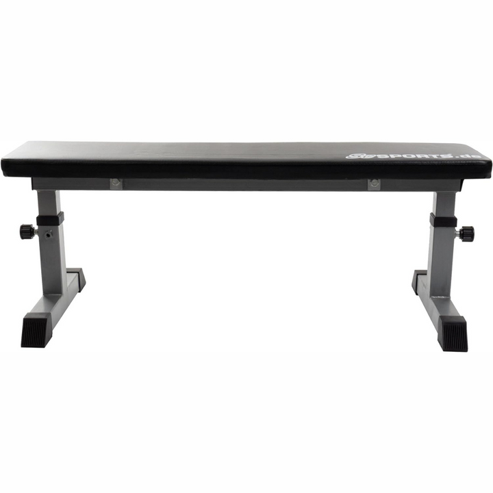 Banca de antrenament, greutate maxima 180 kg, 24 x 110 x 47 cm, negru ScSports