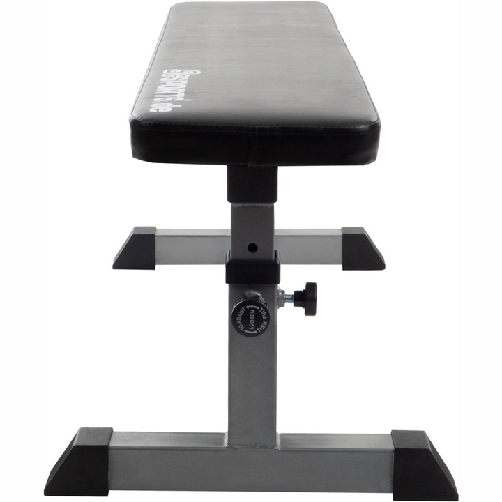 Banca de antrenament, greutate maxima 180 kg, 24 x 110 x 47 cm, negru ScSports