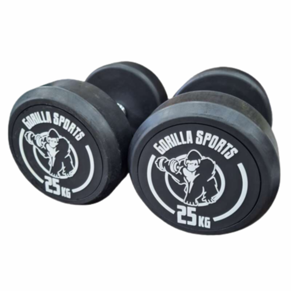 Ganteră rotundă fixă 2,5-40 Kg Gorilla Sports