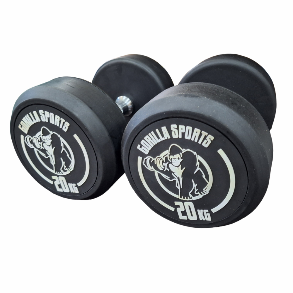 Ganteră rotundă fixă 2,5-40 Kg Gorilla Sports