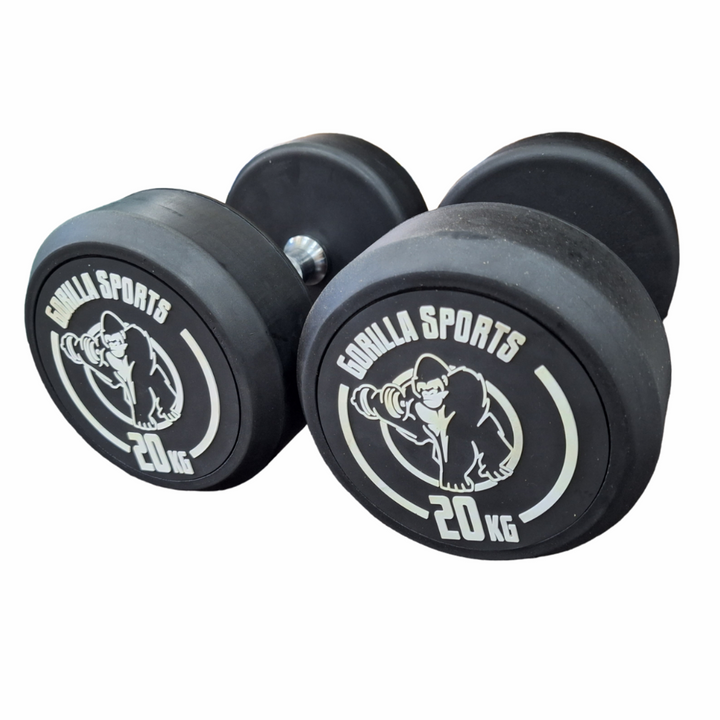 Ganteră rotundă fixă 2,5-40 Kg Gorilla Sports