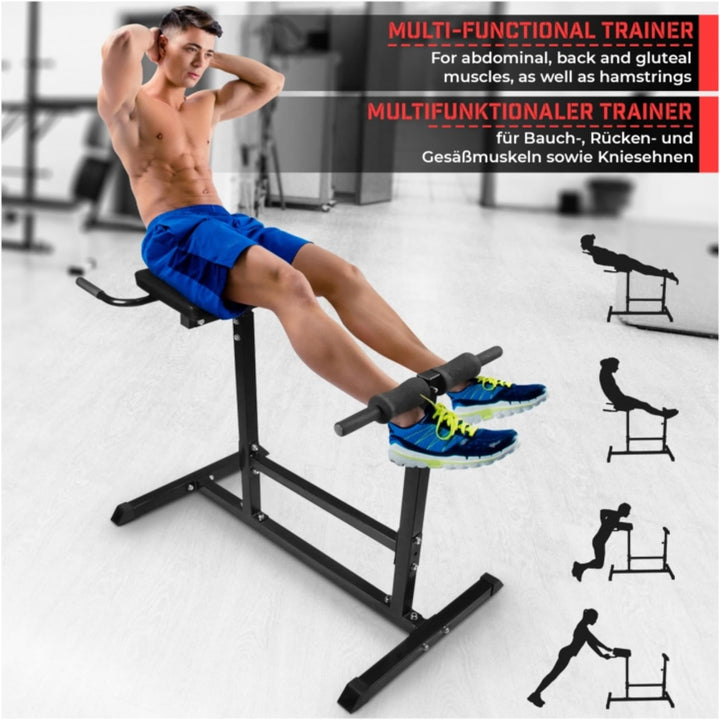 Bancă hiperextensii reglabila Physionics - Gorilla Sports Ro