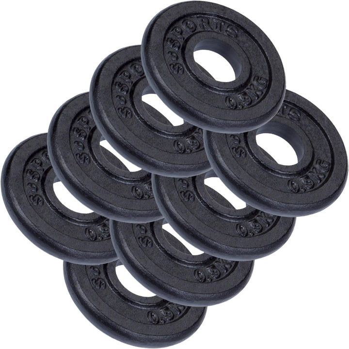 Set de placi de greutate, 2 - 20 KG, 30/31 mm, din fonta, negru ScSports