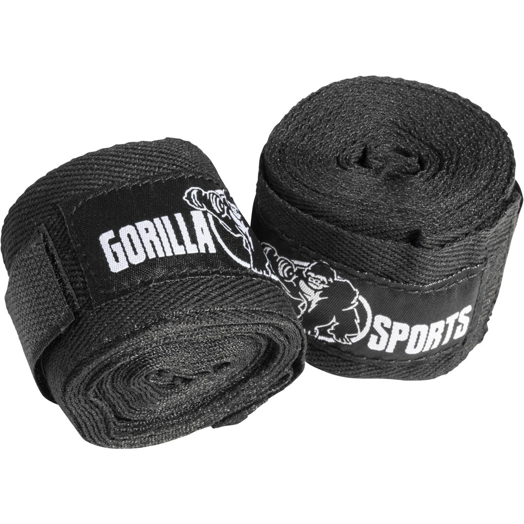 Bandaje de box 255 cm negru, albastru, roșu - Gorilla Sports Ro