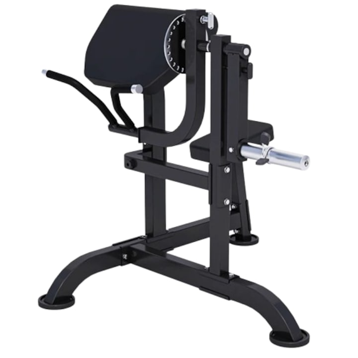 Banca Scott, banca biceps curl 2 in 1 Pro, negru, Maxxus
