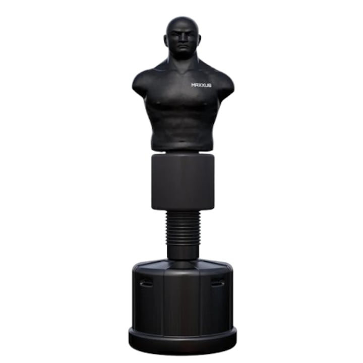 Sac de box, manechin de box PRO FIGHTER, negru, Maxxus