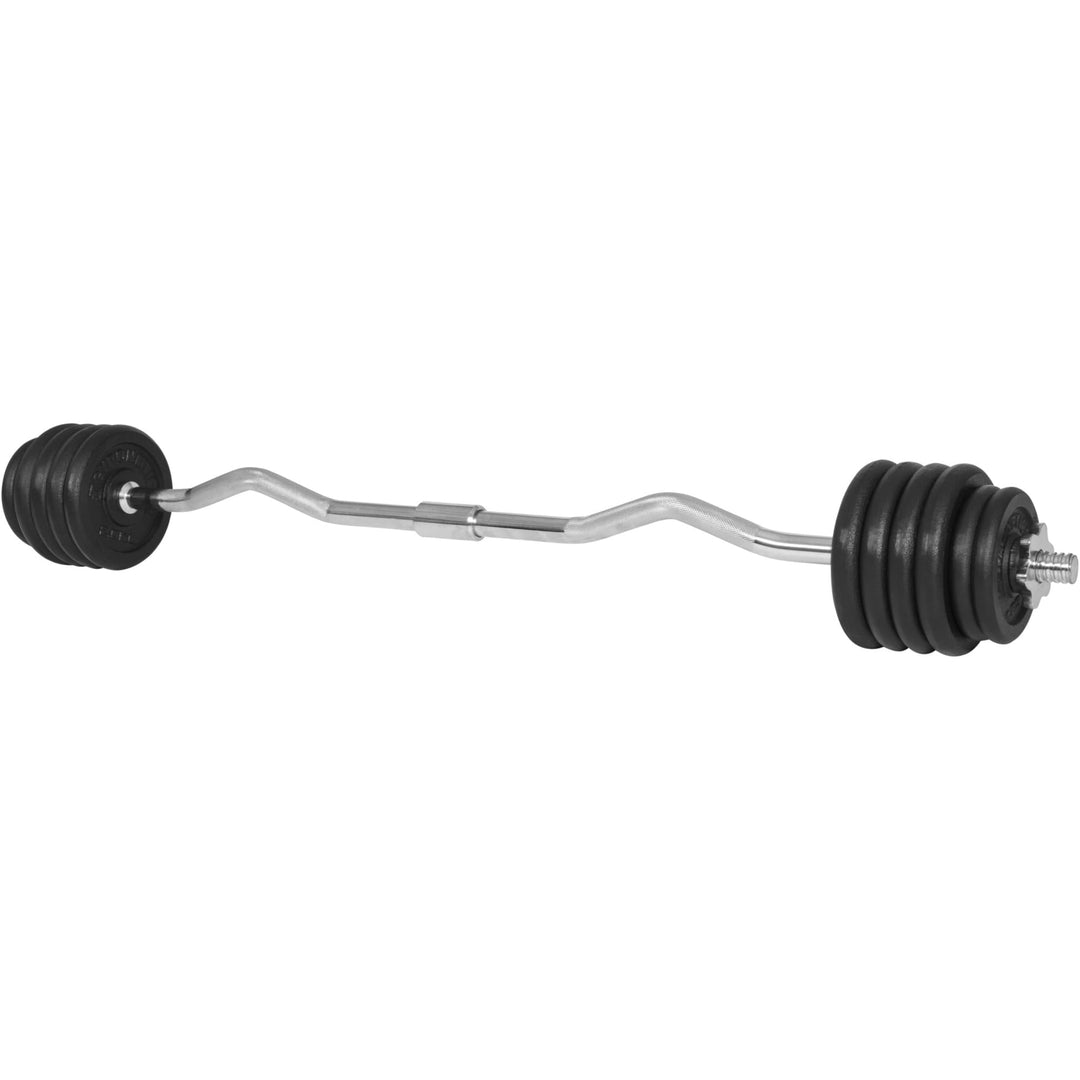 E-Series SZ Curl Set 25mm Fontă 30kg - Gorilla Sports Ro