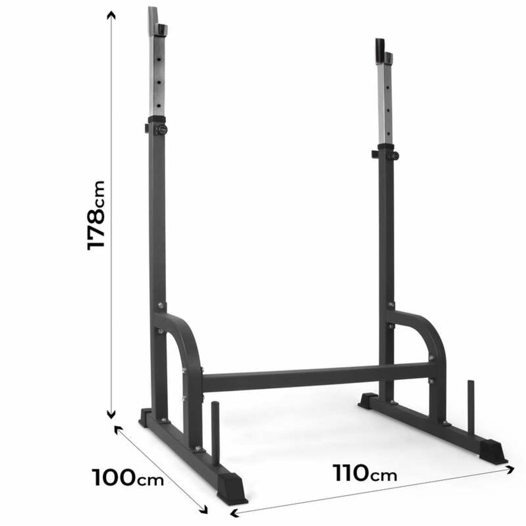 Stand pentru haltere, reglabil, Physionics - Gorilla Sports Ro