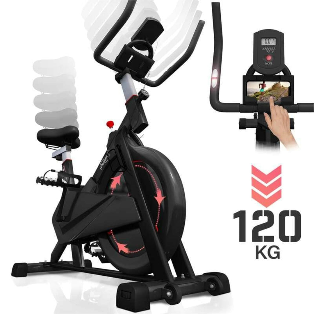 Bicicletă de exerciții Physionics cu afișaj LCD - Gorilla Sports Ro