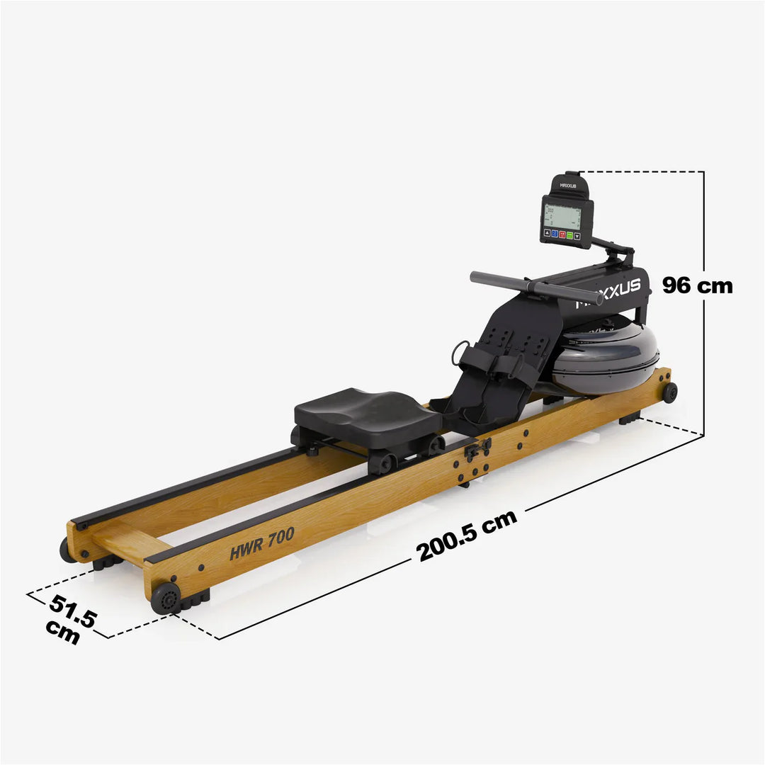 Aparat de vâslit, MAXXUS, pliabil, din lemn masiv de fag