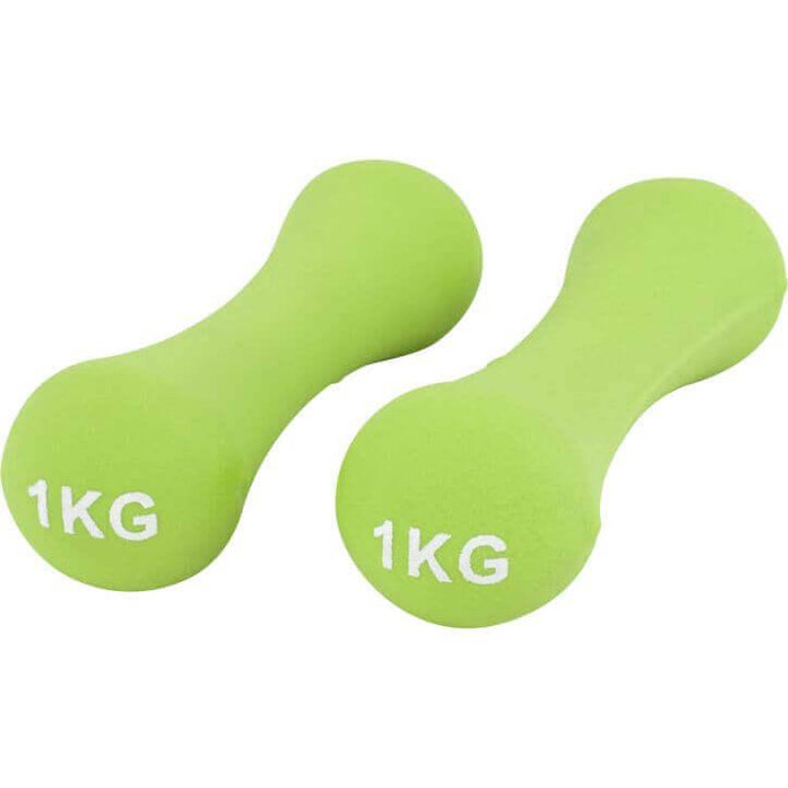 Set gantere pentru gimnastica din fontă cu înveliș din neopren 12 kg - Gorilla Sports Ro