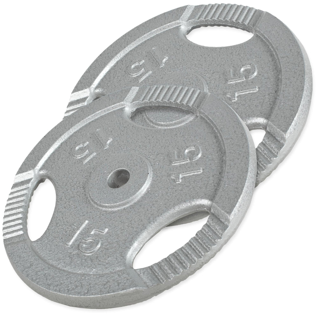 Set discuri de greutate fonta 30 kg - 2 x 15 kg - Gorilla Sports Ro