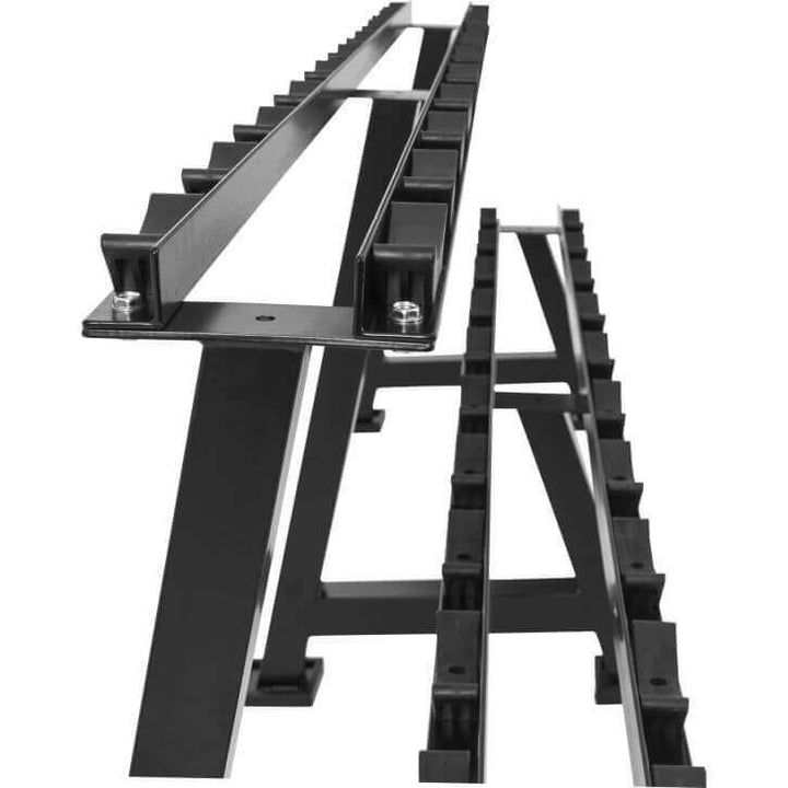 Suport gantere rotunde, negru - Gorilla Sports Ro