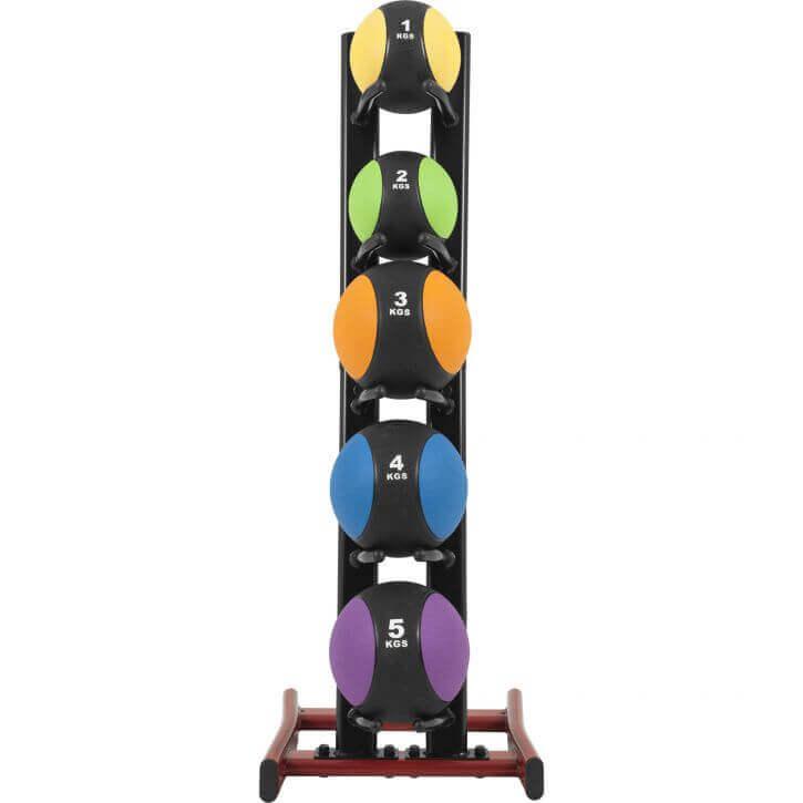 Suport mingi medicinale Negru/Rosu - Gorilla Sports Ro