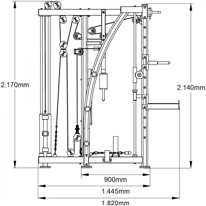Aparat Smith MAXXUS 8.1 - Gorilla Sports Ro
