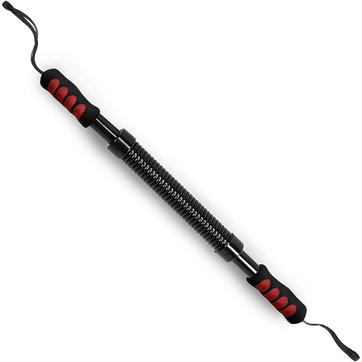 Flexor fitness Physionics®, din otel/cauciuc, negru, 68/4,1 cm, 40-50 kg