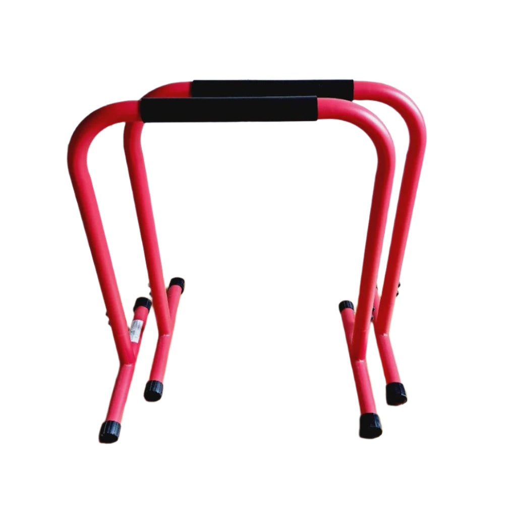 Bare pentru exerciții dips, rosu, Lukadora