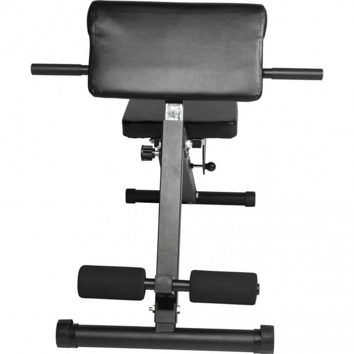 Bancă de greutăți de hiperextensie reglabilă, neagră - Gorilla Sports Ro